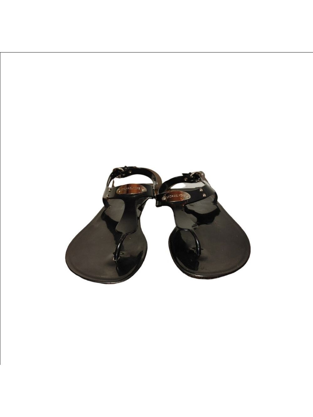 Michael Kors Signature Logo Plate Sandals Size 6.5